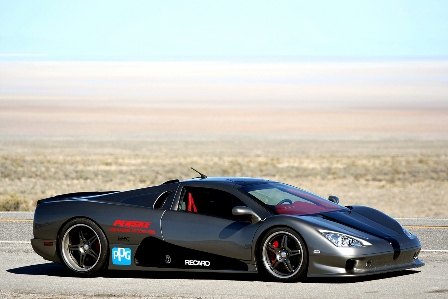 shelby supercar ultimate aero sets new speed record