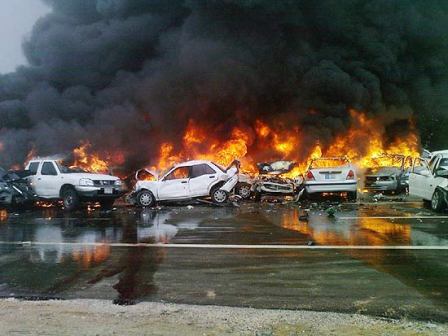 over 150 cars taken out in epic uae pileup