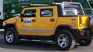e85 boondoggle of the day free tank of e85 with each hummer sold