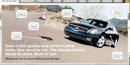 sign of the times nissan advertises durability