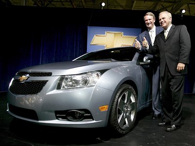 gm to spend 500m on cruze launch