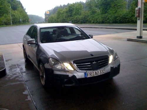 new e class amg spotted on german autobahn where else