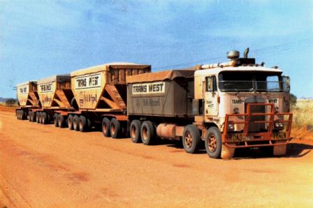 giant loads vintage road trains and push pull trucks