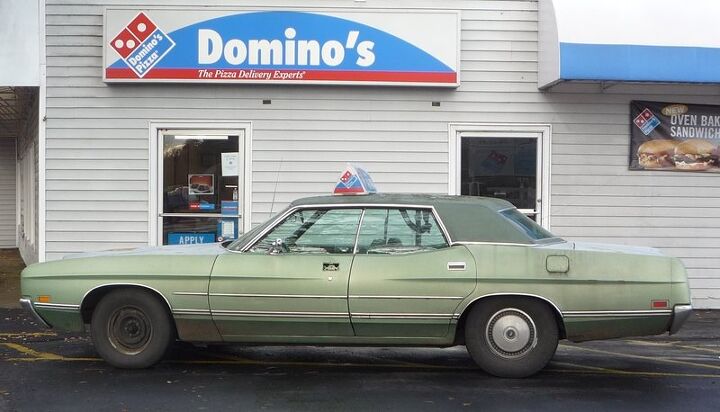 curbside classic 1971 ford galaxie 500 pizza delivery car