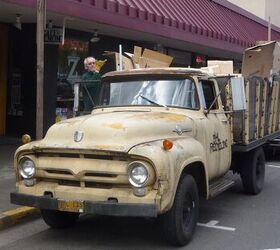 The Ultimate Curbside Classic: 1956 Ford F-350 Still Hard At Work Six Days A Week