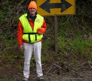 man to walk across oregon for 55 mph speed limit awareness