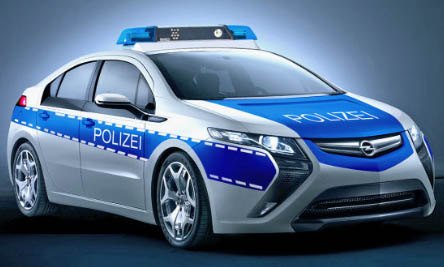 Silent Running: Opel Pushes Ampera As Cop Car
