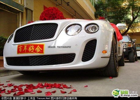 the most super duper supercar wedding in china so far