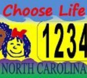 north carolina choose life license plate blocked