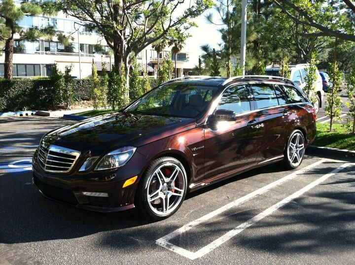 why did mercedes benz build a brown e63 wagon for the media