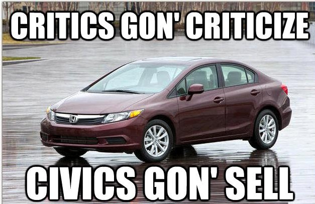 honda civic continues its unstoppable death march towards canadian sales dominance