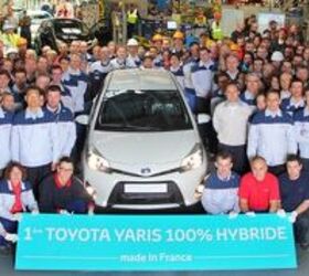 First Hybrid Yaris Rolls Off Line In France