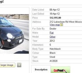 Fiat 500 Pop, Selling New For $12,995