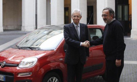mario monti let chrysler bail out fiat no money from italy