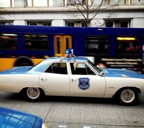 Historic Police Car Spotted Responding to Call on the Not-So-Mean Streets of Seattle