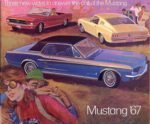 49 years of mustang advertising