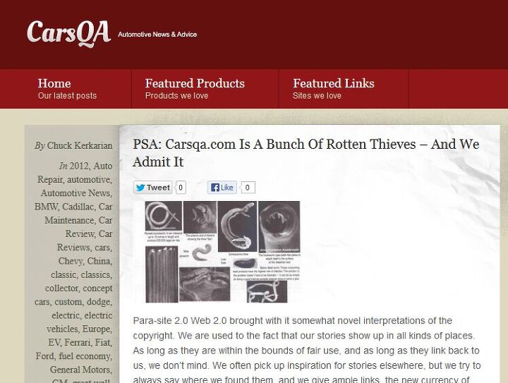 carsqa com admits flagrant intellectual property violations commits some more