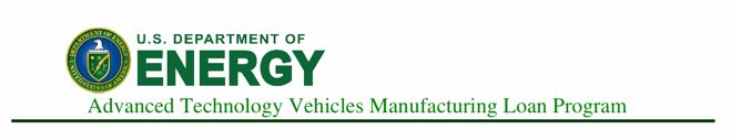 U.S. Dept. of Energy to Resume ATVM Alternative Vehicle Loan Program