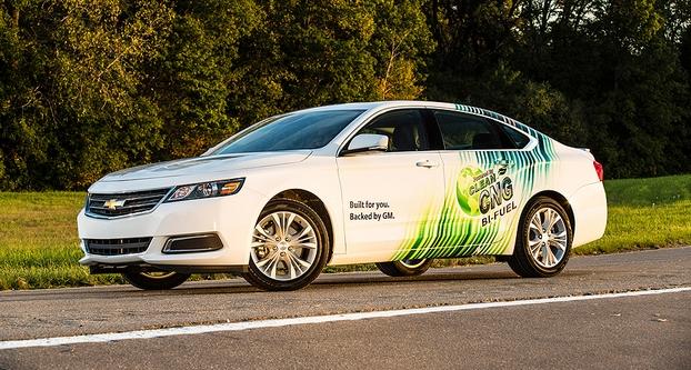 chevrolet to offer cng powered impala