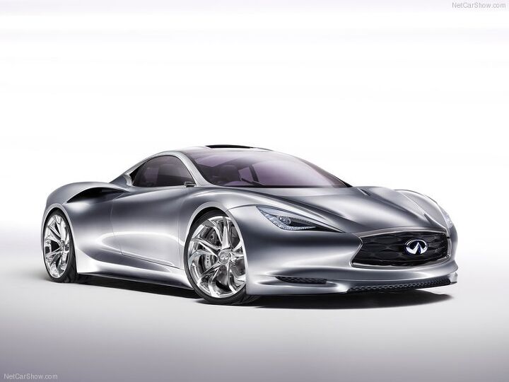 infiniti considers four door coupe flagship to take on porsche panamera hybrid