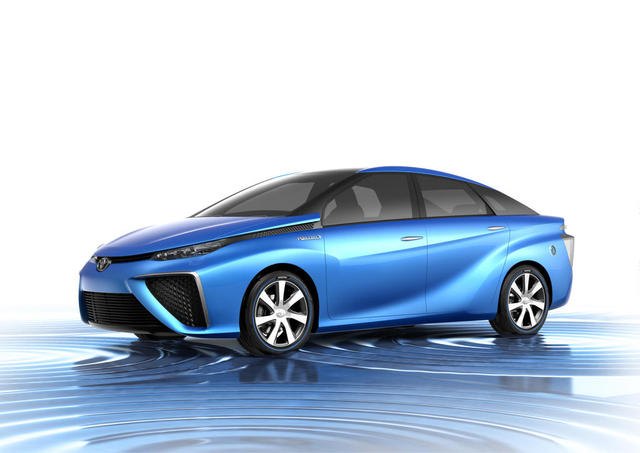 toyota will put hydrogen fuel cell vehicle on sale next year