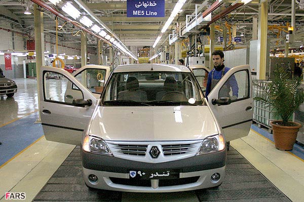renault resumes supply shipments to iranian production lines