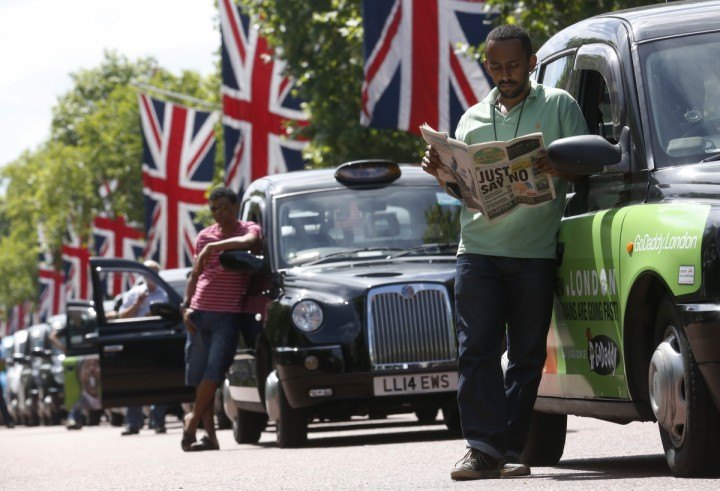 European Taxi Drivers Take To The Streets Against Uber