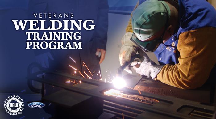 ford uaw wounded warriors team up for veteran welding program