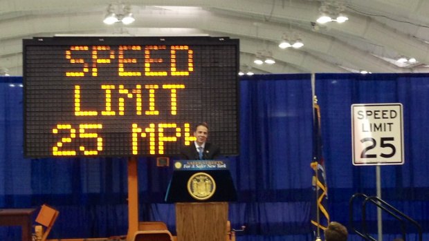 nyc lowers speed limit to 25 mph for safety reasons