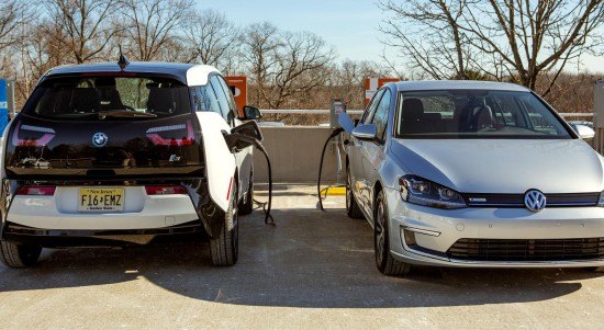 bmw volkswagen team with chargepoint for bi coastal network
