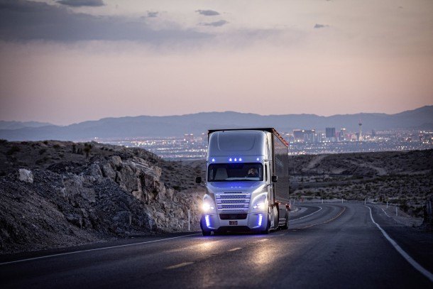 freightliner inspiration first commercial truck to receive nevada autonomous vehicle