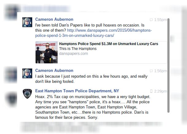 [UPDATED] Hamptons Police Department Acquires New Luxury Undercover Police Fleet