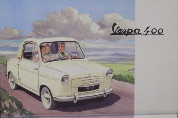 i bet you thought vespa only made scooters the vespa 400 car