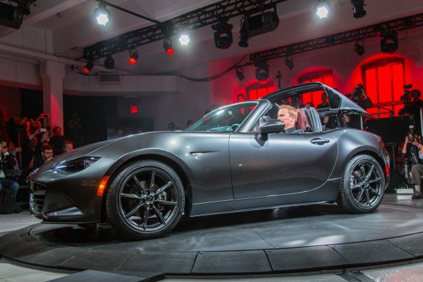 mazda mx 5 miata officially answer to everything with rf removable fastback model