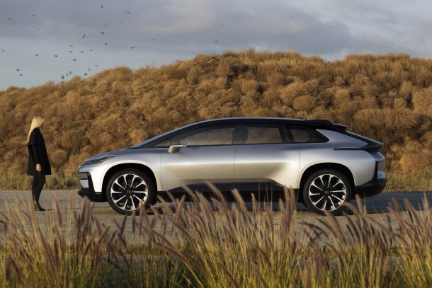faraday future delivered an electric vehicle with only a single embarrassing moment