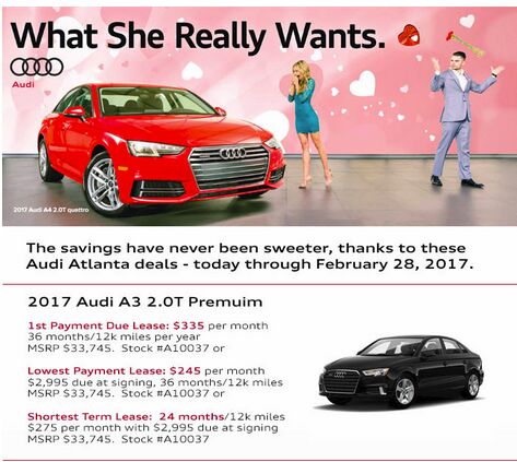 The Strong, Empowered, Equal Woman In Your Life Deserves The Gift Of A Leased Audi
