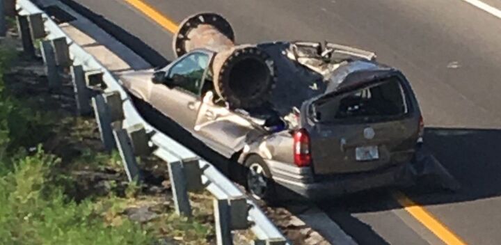 florida driver survives precision strike in structurally cursed u body minivan