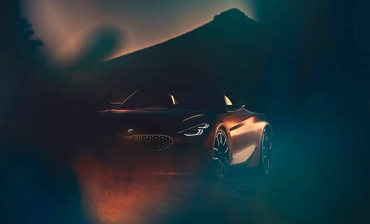 bmw teases z4 concept prior to pebble beach concours d elegance