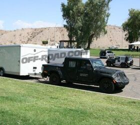 Spied: 2018 Jeep Wrangler JL and Scrambler Pickup Undergoing Towing Tests