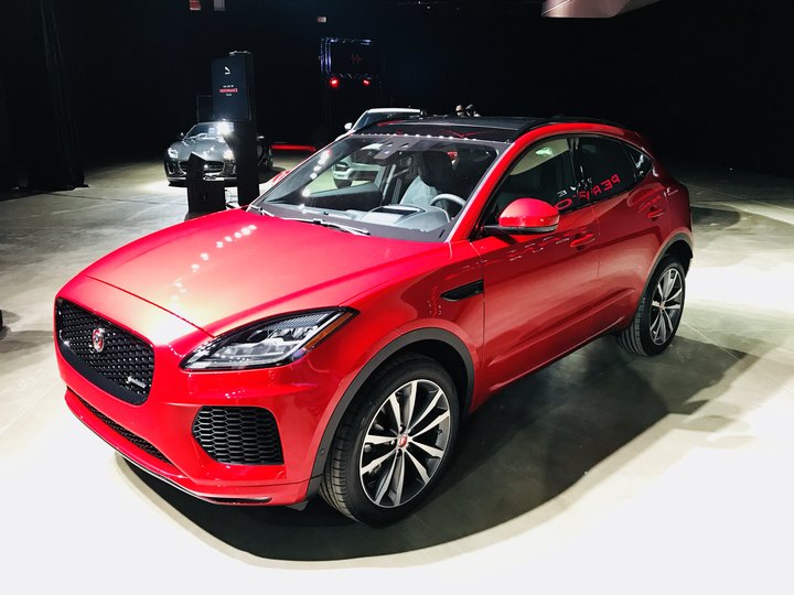 jaguar drops the curtain on e pace at north american reveal