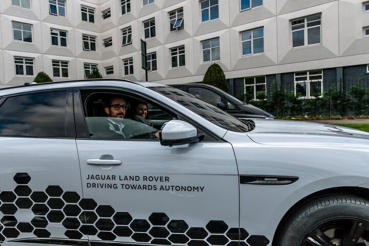 jaguar land rover enters the autonomous race test vehicles on public roads