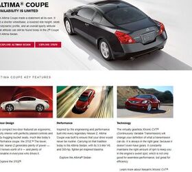 at nissan defunct models never die their webpages live on forever