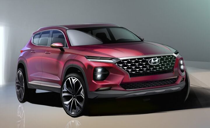 2019 hyundai santa fe come for the headlights stay for the brawn