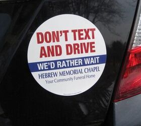 qotd is it offensive for a funeral home to joke about distracted driving