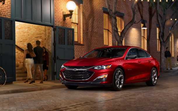 for 2019 the chevrolet malibu puts on a happier face