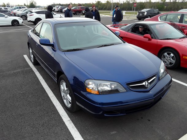 rare rides review a brand new 2003 acura cl type s