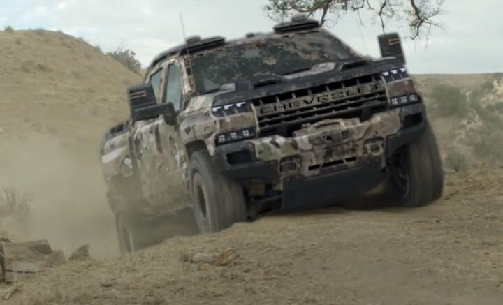 GM Defense Wants You to Wage War With a Green, Off-road Silverado HD