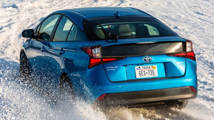 2019 toyota prius awd e first drive keeping green on the white stuff