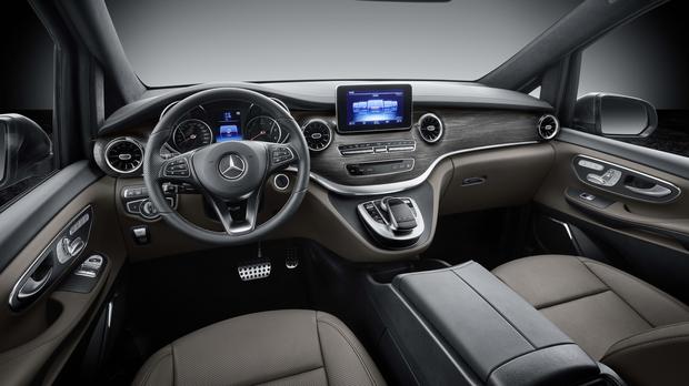 refreshed mercedes benz v class gets new look engine electric siblings