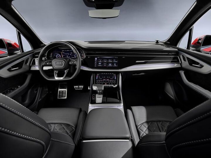 audi q7 updated infotainment screen moves to dash yes it s a big deal updated